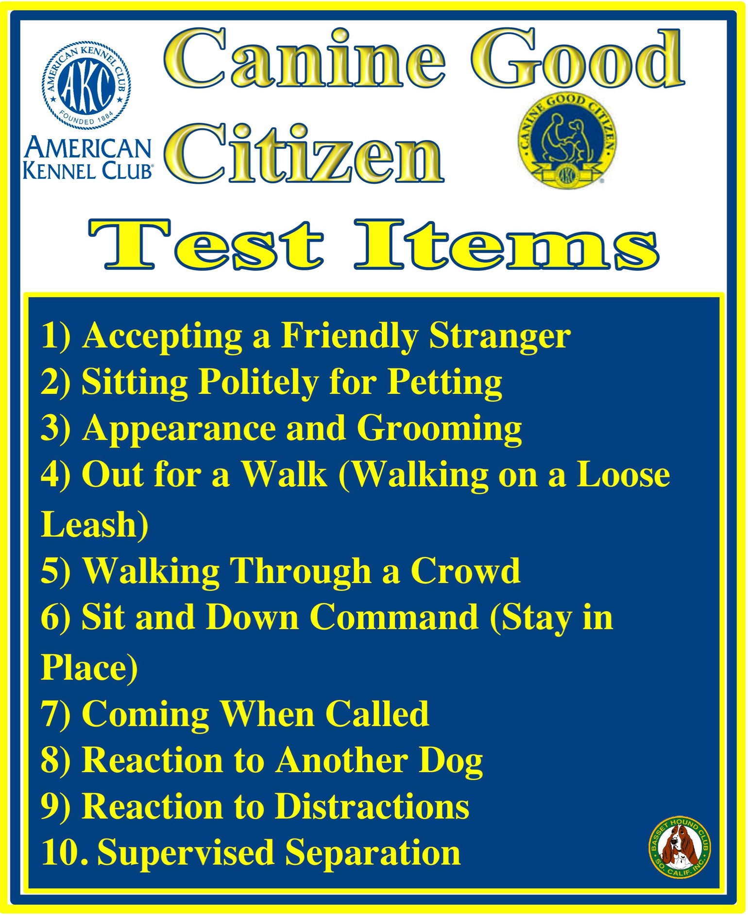 Total 55+ imagen canine good citizen requirements